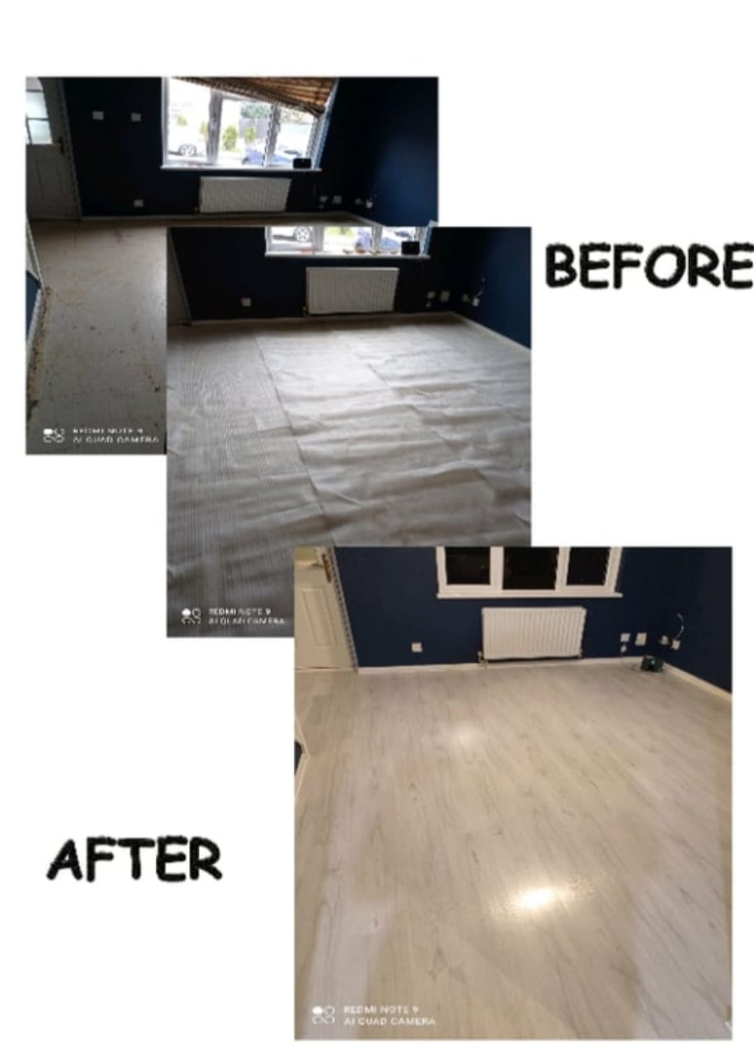 Kitchen renovation with fresh tiling and units